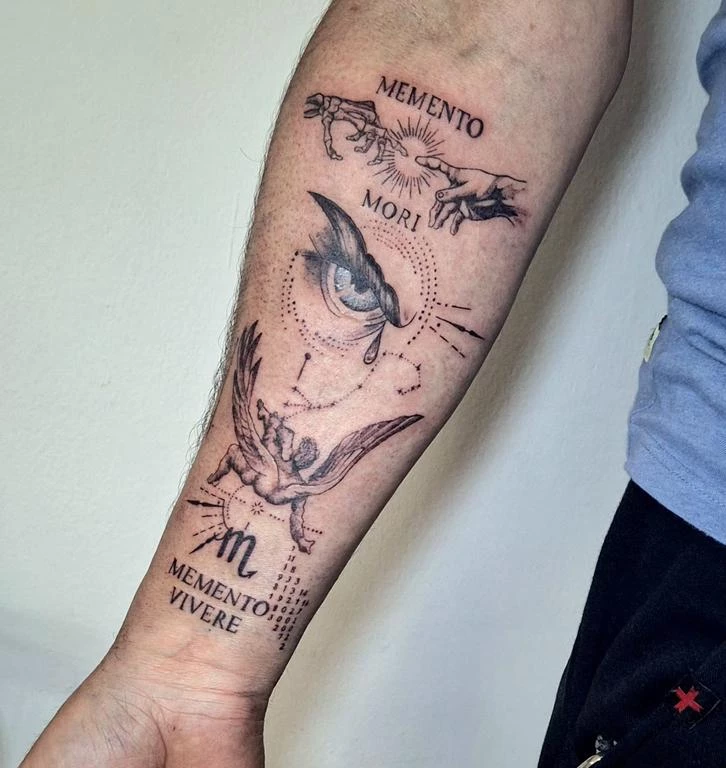 Tatuaggio personalizzato realizzato nello studio di Martina D'Amico a Vittorio Veneto